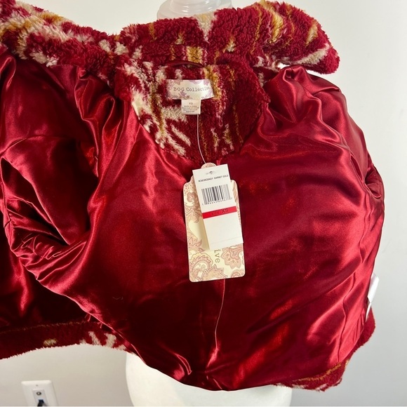 NEW B.O.G. Collective Melrose Jacket in Garnet Gold size XS - Picture 8 of 10